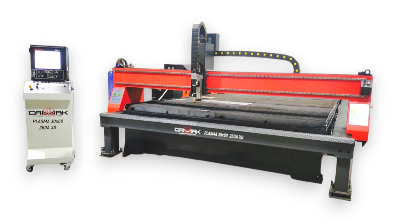 3x6 - Hypertherm 260 xd CNC Plazma Makinemiz